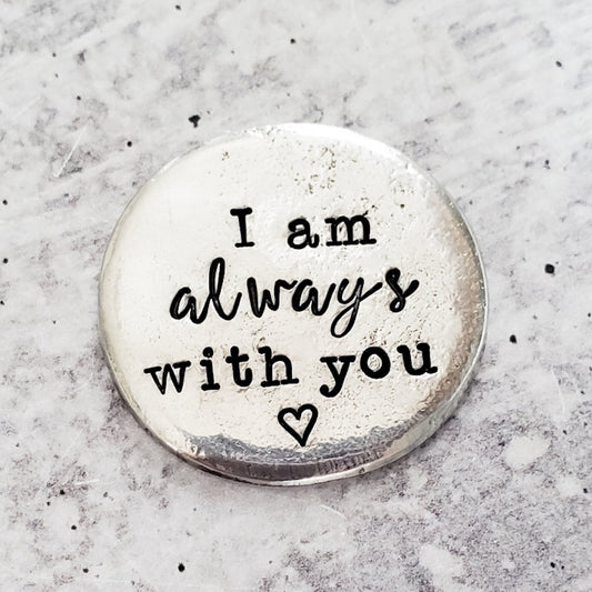 Personalized Memorial Pocket Stone by Salt and Sparkle