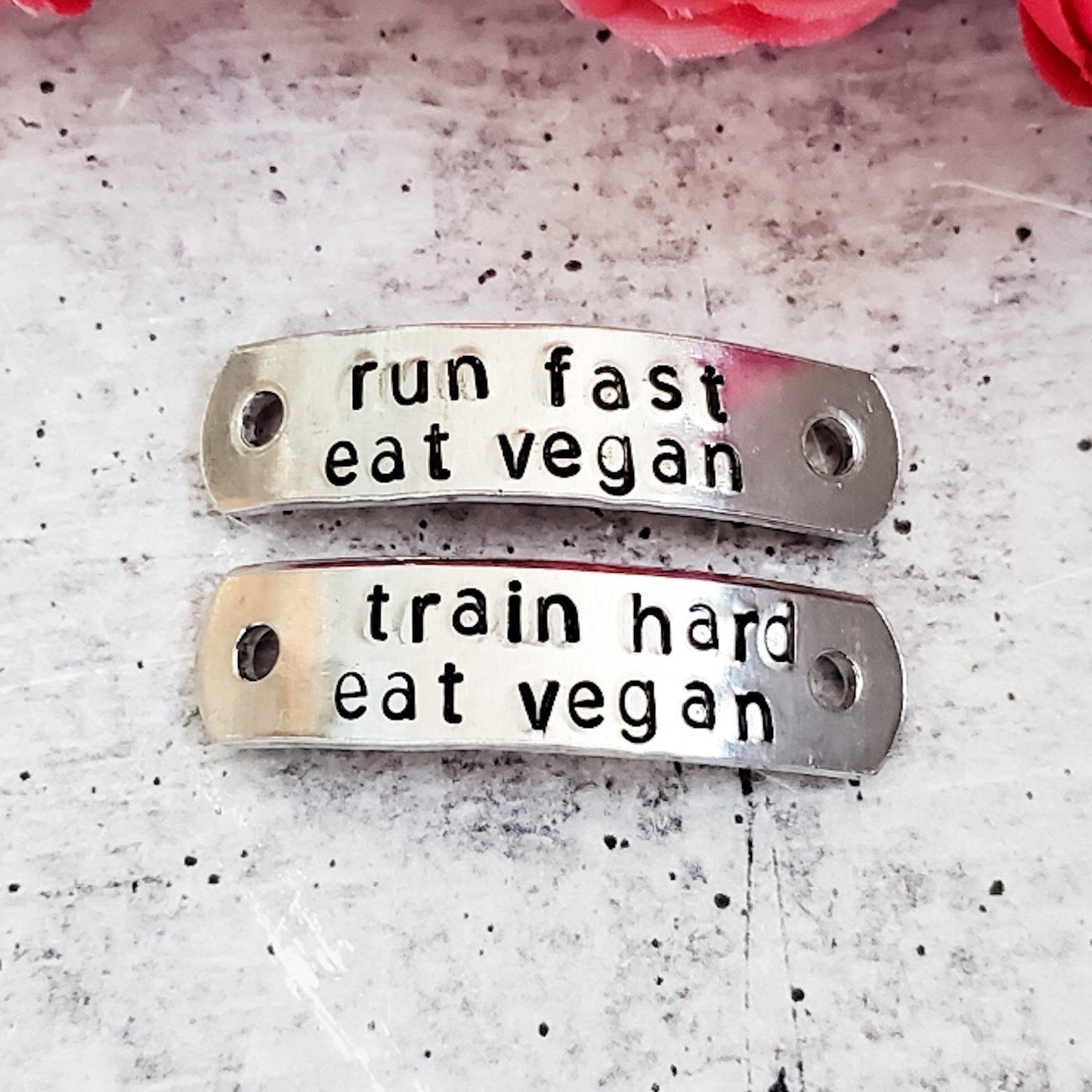 Personalized Running Shoe Tags by Salt and Sparkle