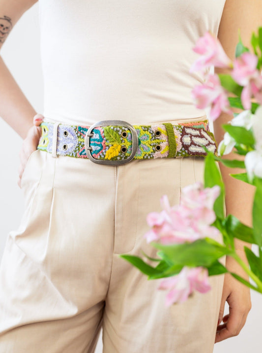 Folklorica Embroidered Belt by Ash & Rose