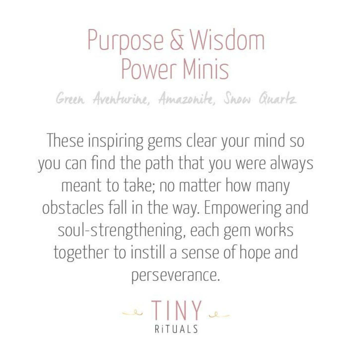 Purpose & Wisdom Pack by Tiny Rituals