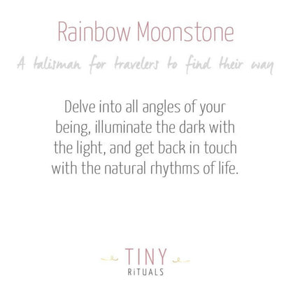 Rainbow Moonstone Energy Bracelet by Tiny Rituals