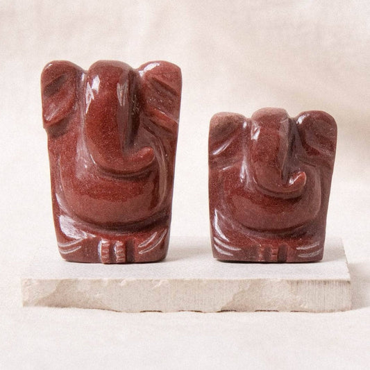 Red Jasper Ganesh by Tiny Rituals