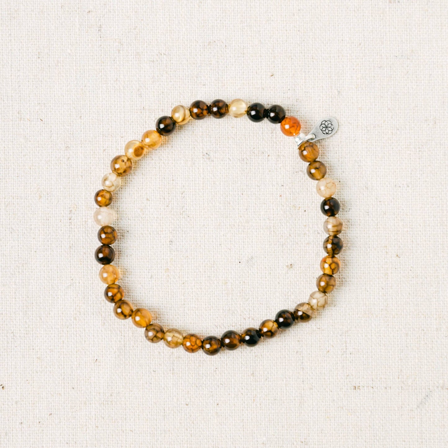 Dragon Vein Agate  Energy Bracelet by Tiny Rituals