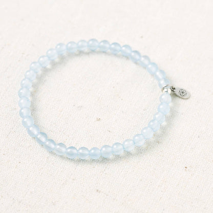 Light Blue Jade Energy Bracelet by Tiny Rituals