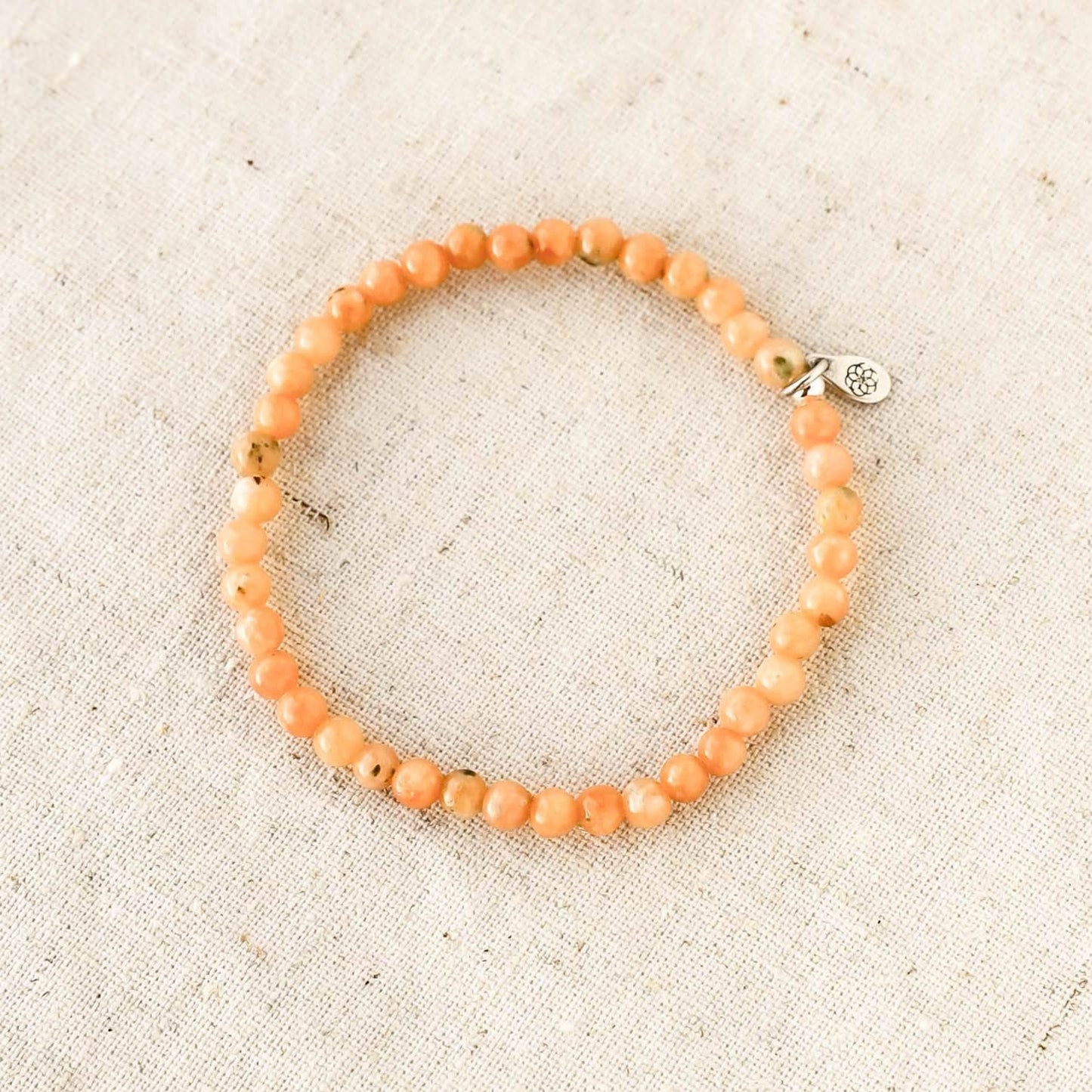 Orange Calcite Energy Bracelet by Tiny Rituals