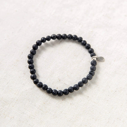 Lava Stone Energy Bracelet by Tiny Rituals