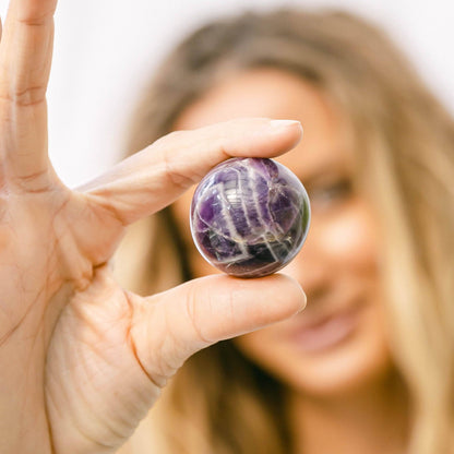 Amethyst Sphere with Tripod by Tiny Rituals