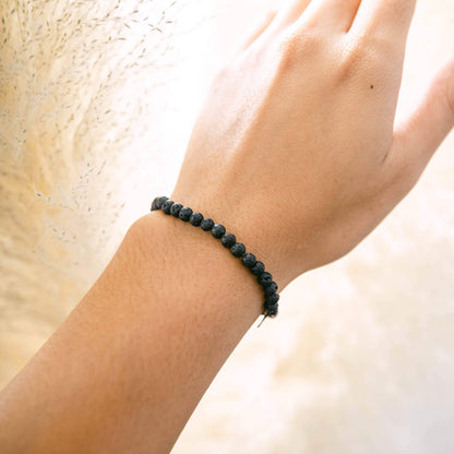 Lava Stone Energy Bracelet by Tiny Rituals