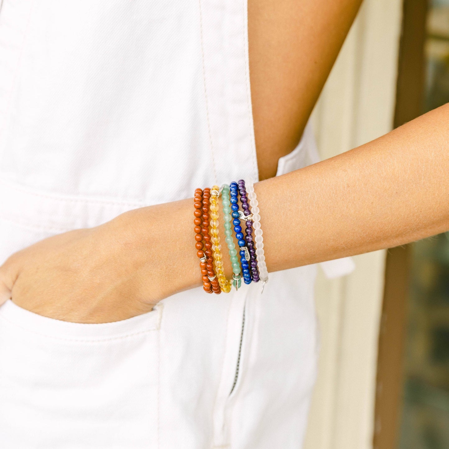 Chakra Bracelet Set by Tiny Rituals