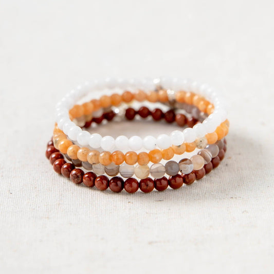 Cancer Bracelet Set by Tiny Rituals