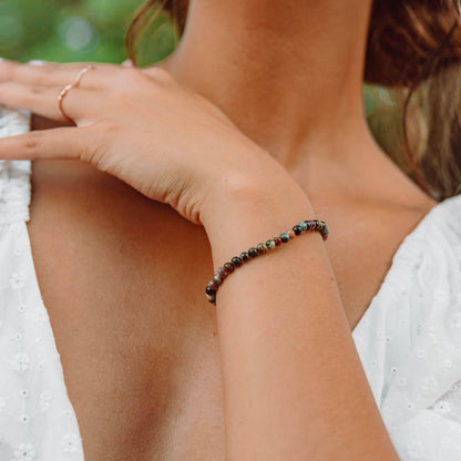 Rainbow Tourmaline Energy Bracelet by Tiny Rituals