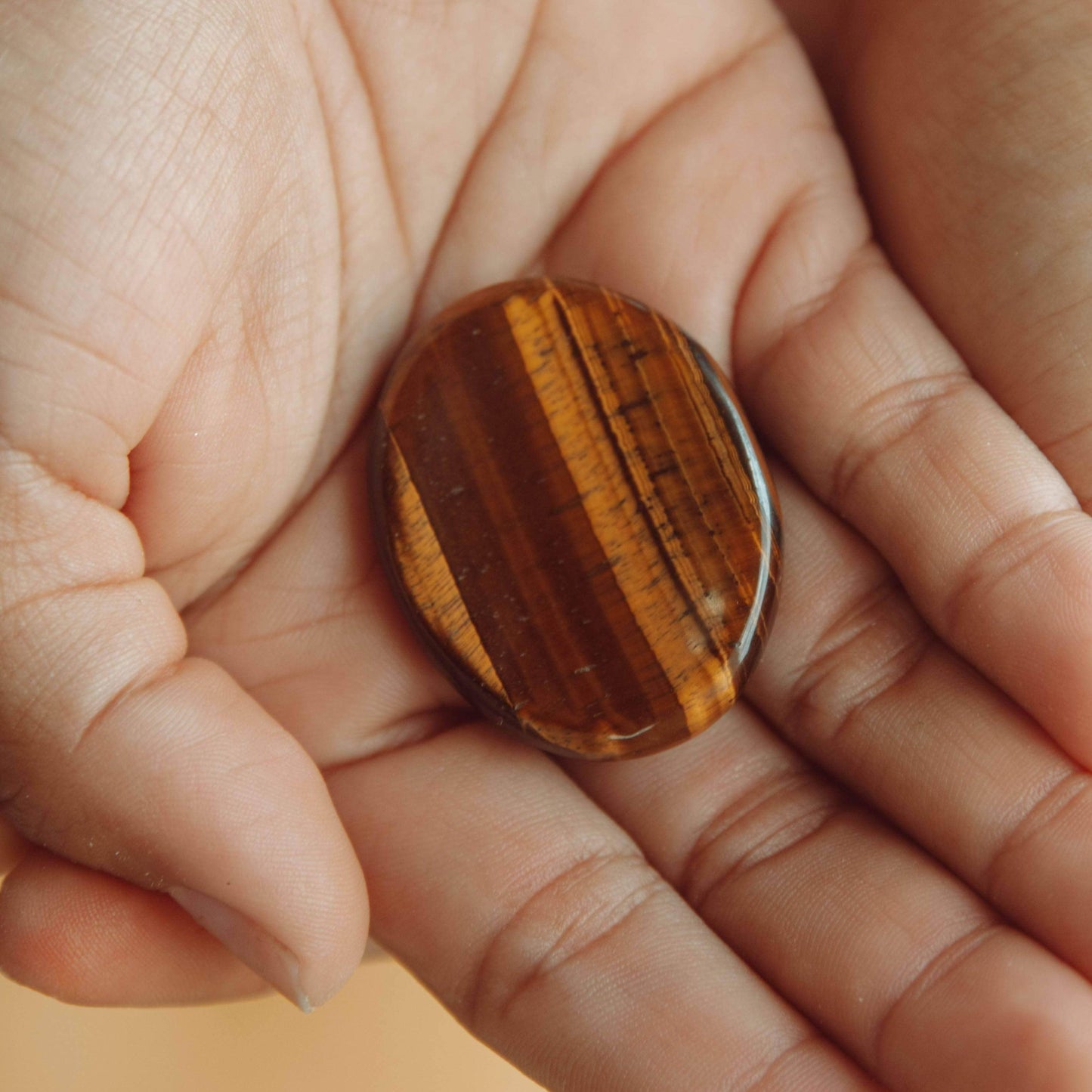 Tiger Eye Worry Stone by Tiny Rituals