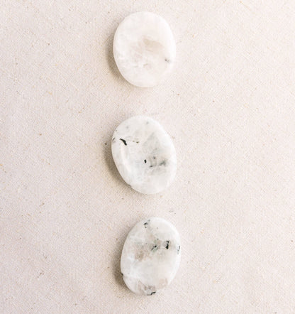 Rainbow Moonstone Worry Stone by Tiny Rituals