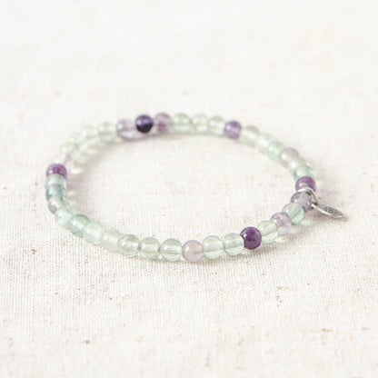 Rainbow Fluorite Energy Bracelet by Tiny Rituals