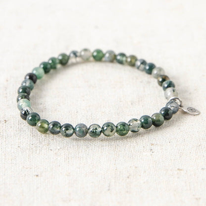 Moss Agate Energy Bracelet by Tiny Rituals