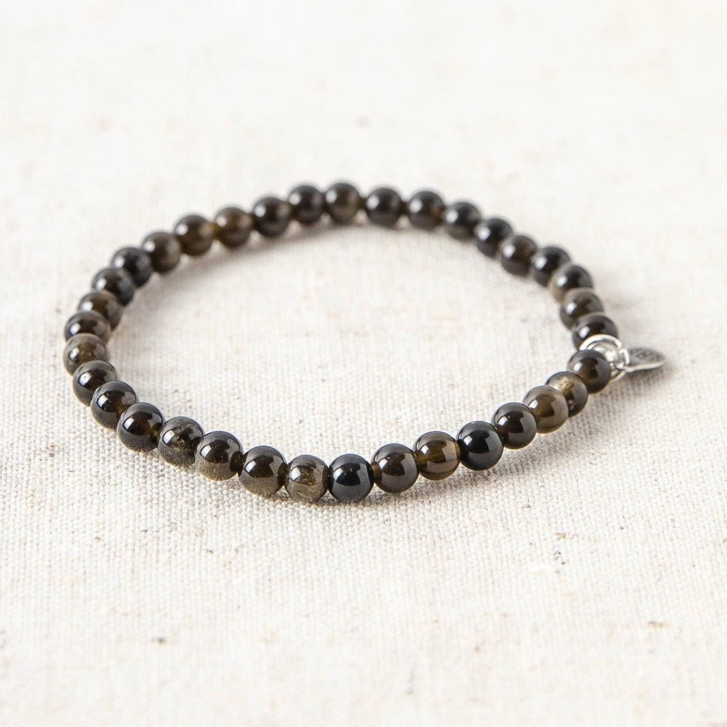 Golden Obsidian Energy Bracelet by Tiny Rituals