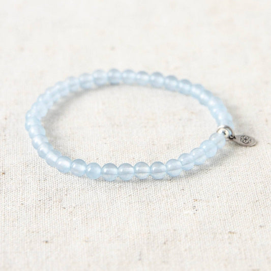 Light Blue Jade Energy Bracelet by Tiny Rituals