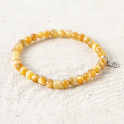 Golden Tiger Eye Energy Bracelet by Tiny Rituals