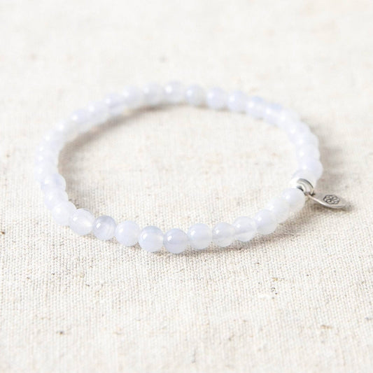 Blue Chalcedony Energy Bracelet by Tiny Rituals