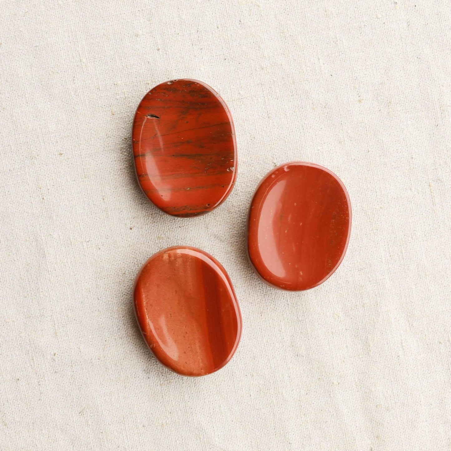 Red Jasper Worry Stone by Tiny Rituals