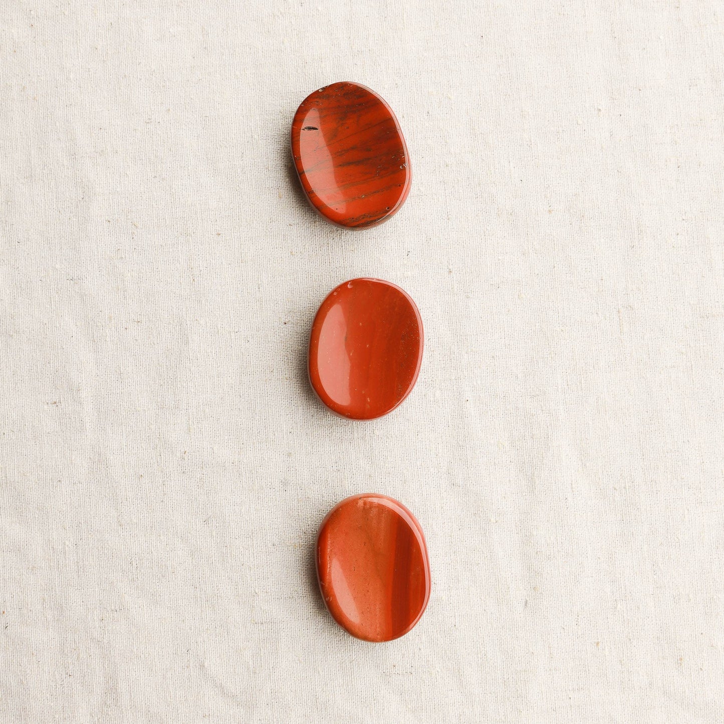 Red Jasper Worry Stone by Tiny Rituals