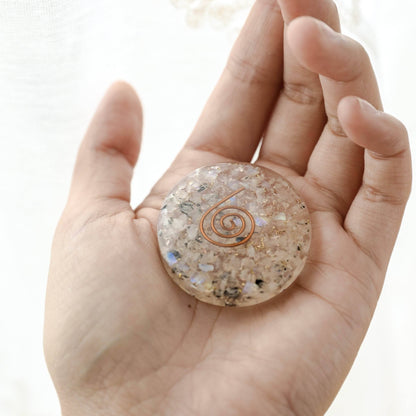 Gemstone Orgone Disc by Tiny Rituals