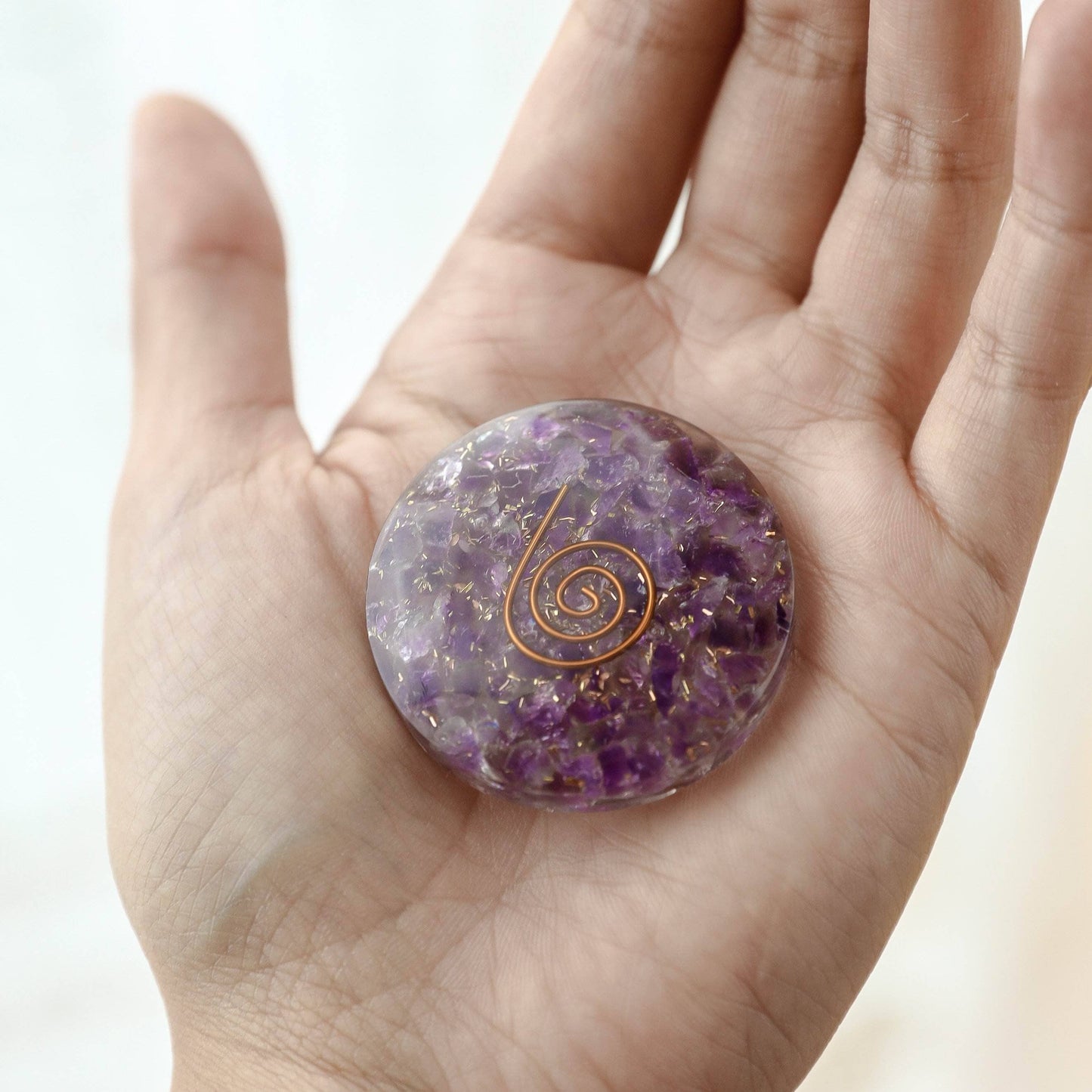 Gemstone Orgone Disc by Tiny Rituals