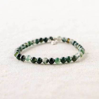 Moss Agate Energy Bracelet by Tiny Rituals