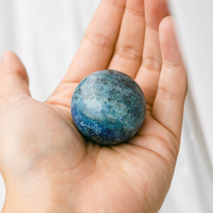 Lapis Lazuli Sphere with Tripod by Tiny Rituals