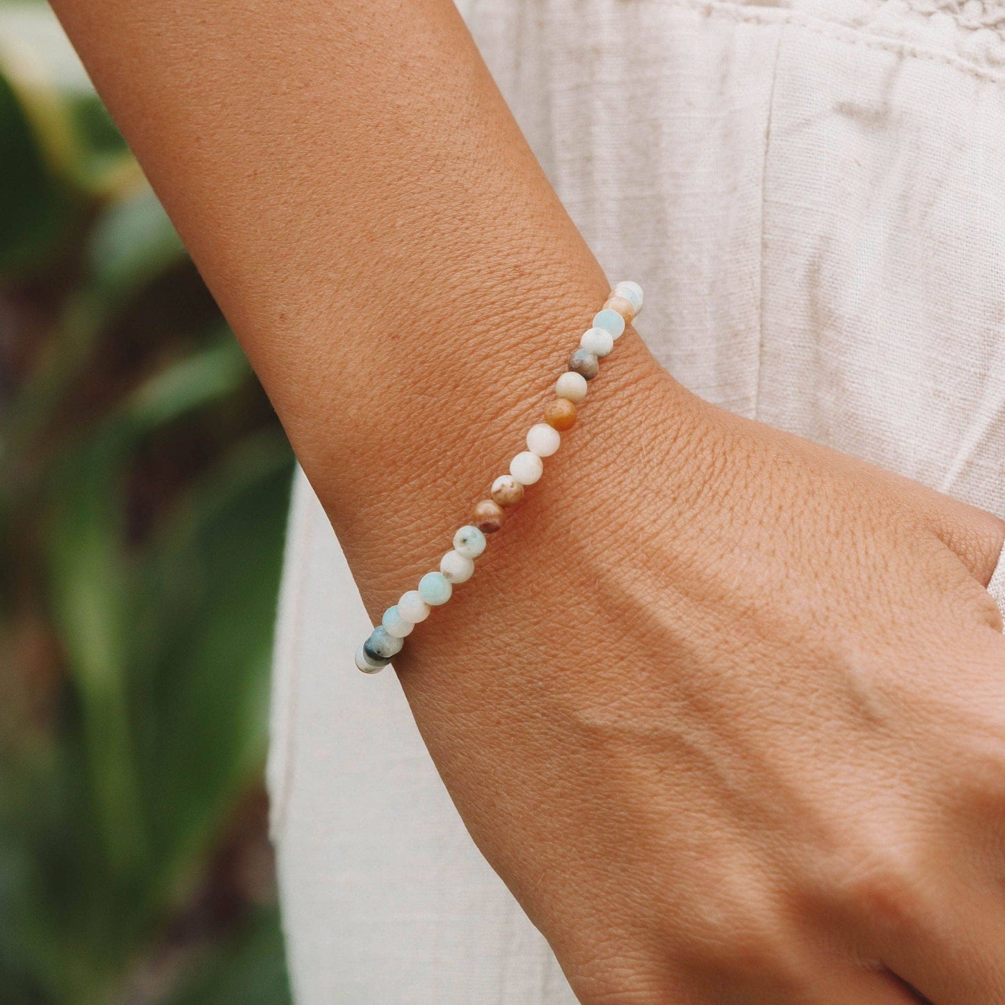 Multi-Amazonite Energy Bracelet by Tiny Rituals