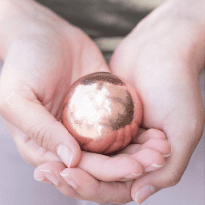 Copper Healing Sphere with Tripod by Tiny Rituals