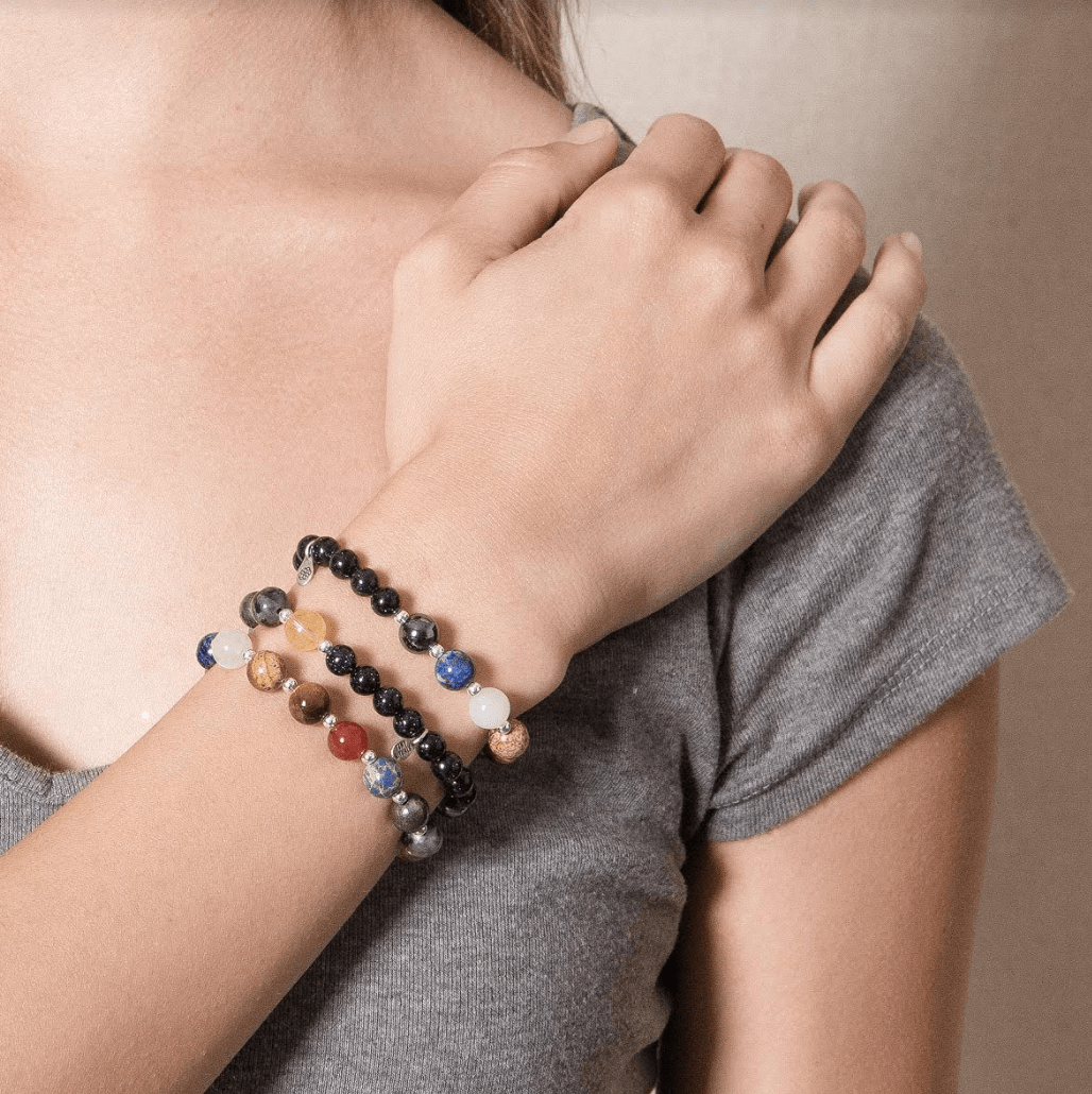 9 Planet Gemstone Energy Bracelet by Tiny Rituals