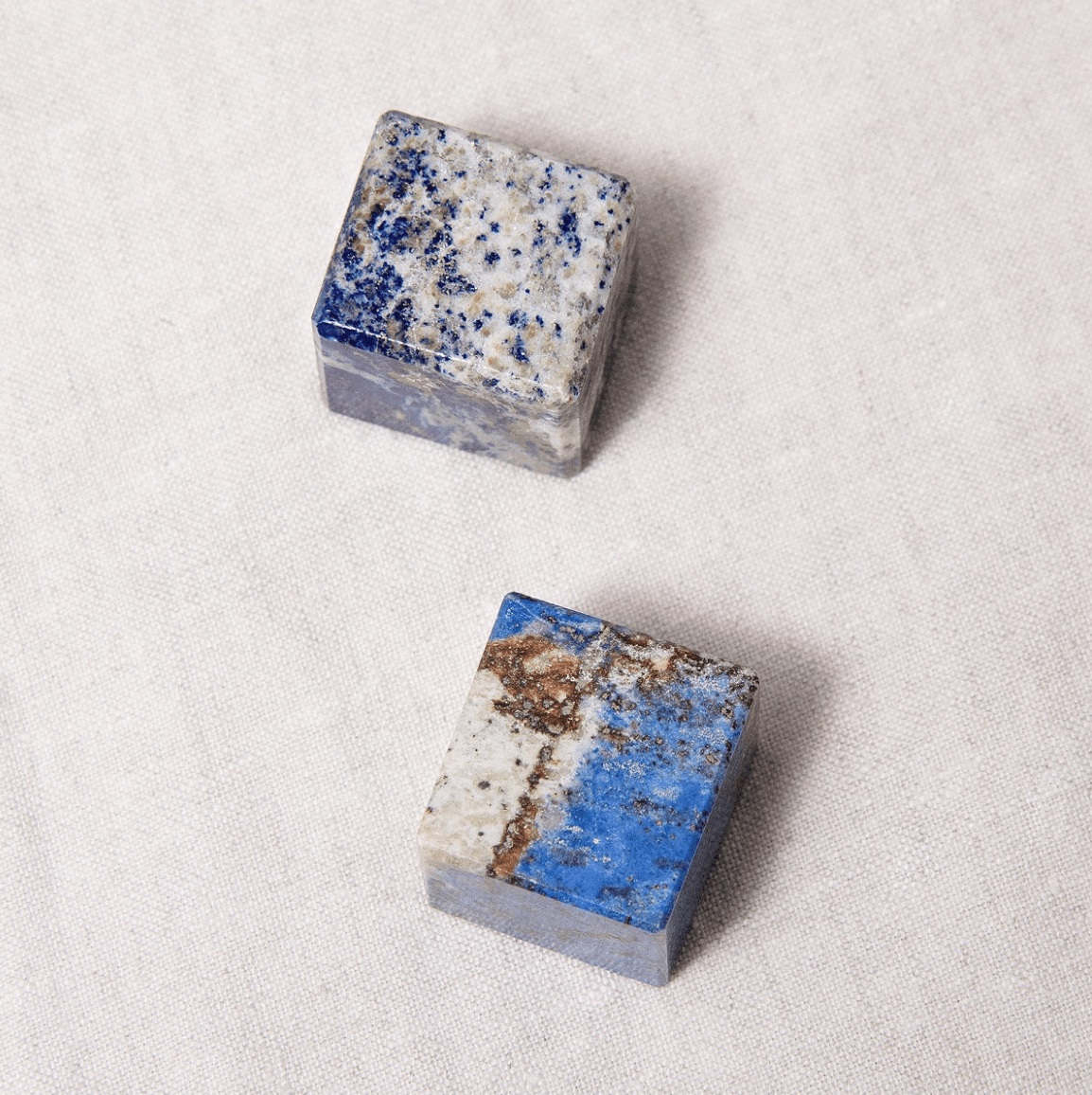 Lapis Lazuli Cube by Tiny Rituals