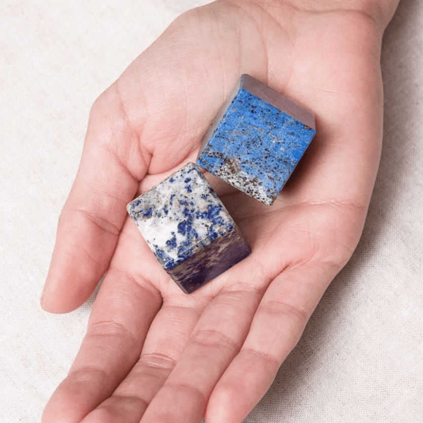 Lapis Lazuli Cube by Tiny Rituals