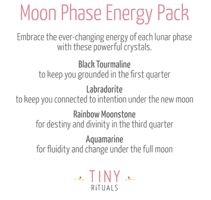 Moon Phase Energy Bracelet Pack by Tiny Rituals