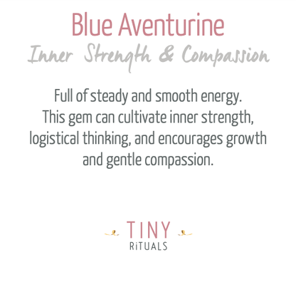 Blue Aventurine Energy Bracelet by Tiny Rituals