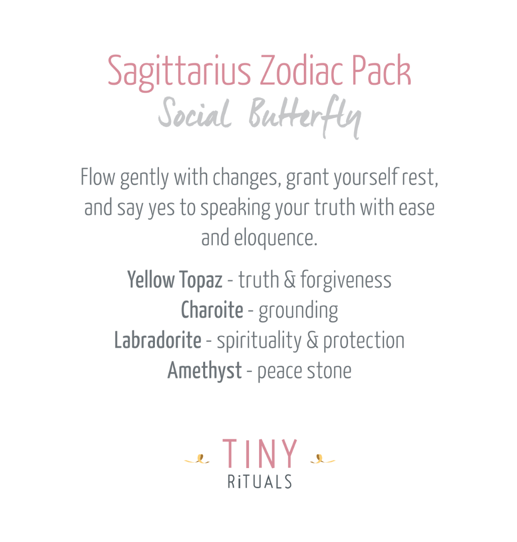 Sagittarius Bracelet Set by Tiny Rituals