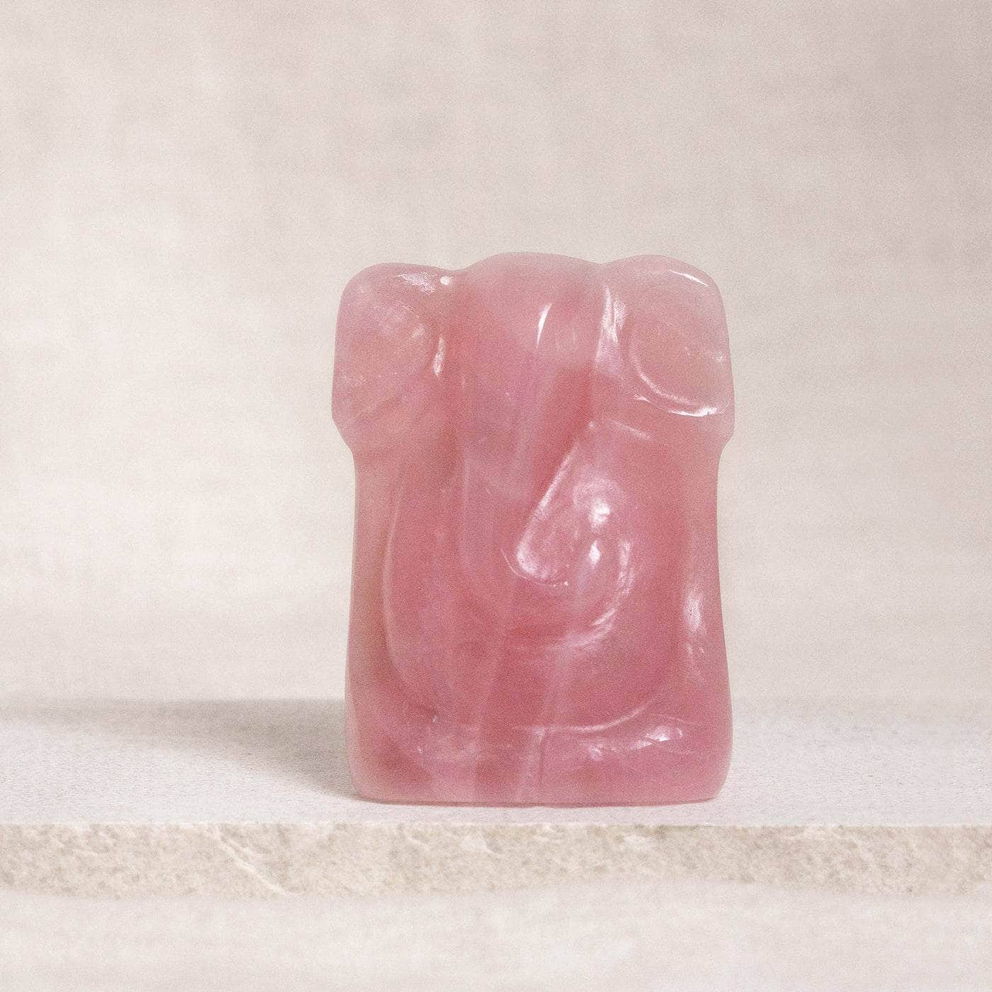 Rose Quartz Ganesh by Tiny Rituals