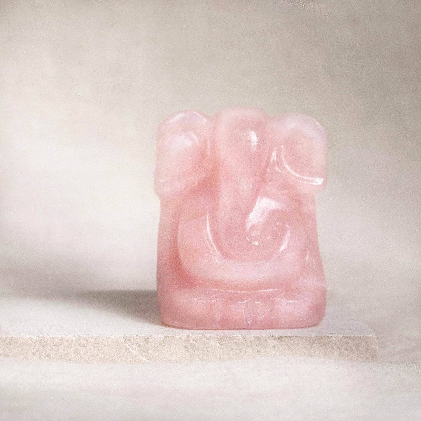 Rose Quartz Ganesh by Tiny Rituals