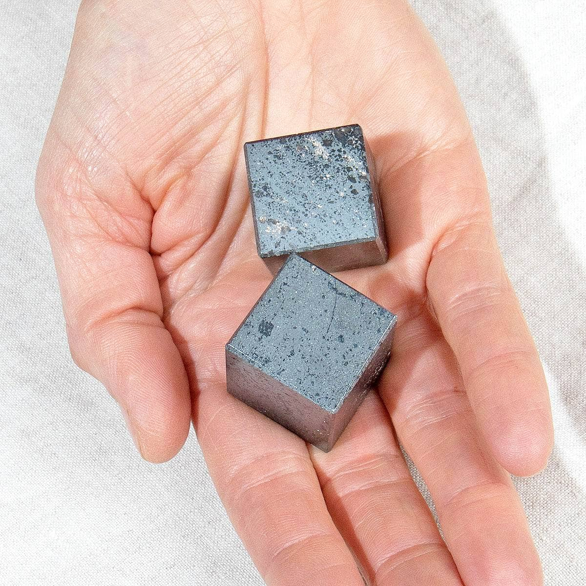 Hematite Cube by Tiny Rituals