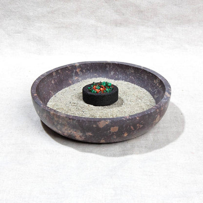 Natural Soapstone Smudge Bowl Kit by Tiny Rituals