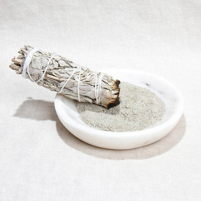 Incense & Resin Burner Natural Sand by Tiny Rituals