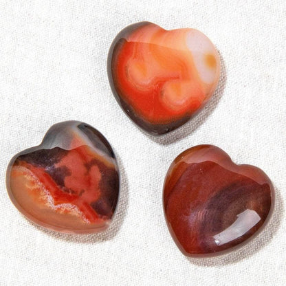 Carnelian Mini Heart Set by Tiny Rituals