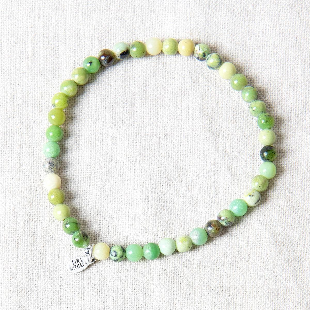 Chrysoprase Jasper Energy Bracelet by Tiny Rituals