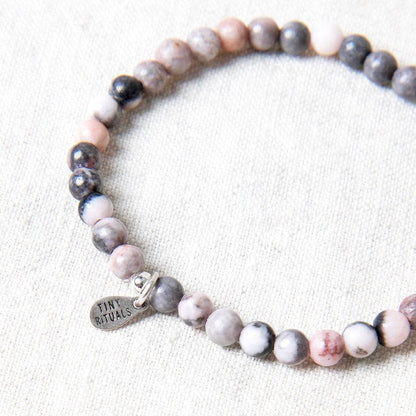 Pink Zebra Jasper Energy Bracelet by Tiny Rituals