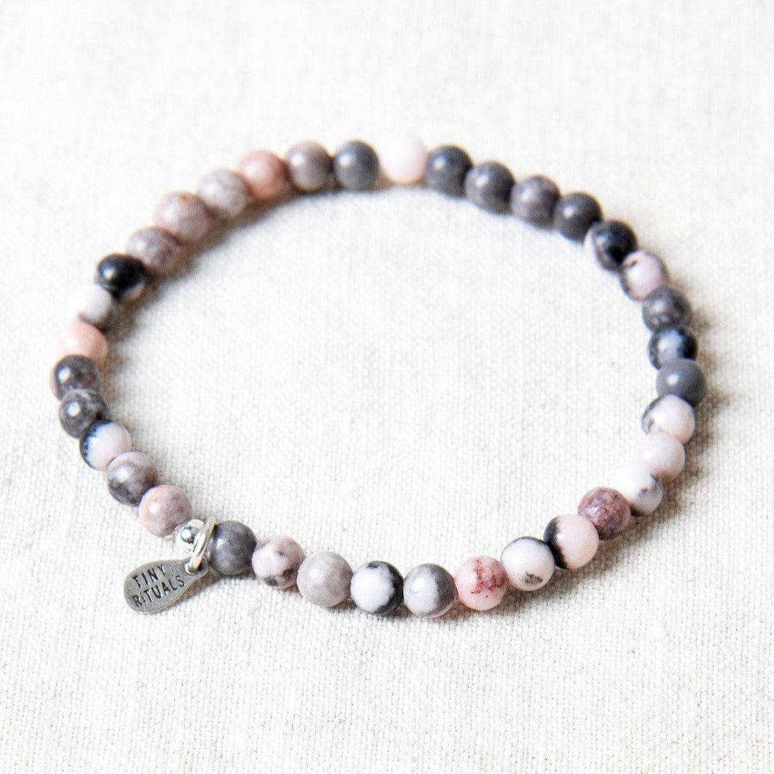 Pink Zebra Jasper Energy Bracelet by Tiny Rituals