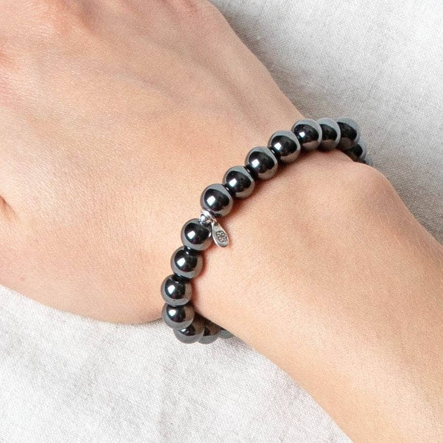 Hematite Energy Bracelet 8mm by Tiny Rituals