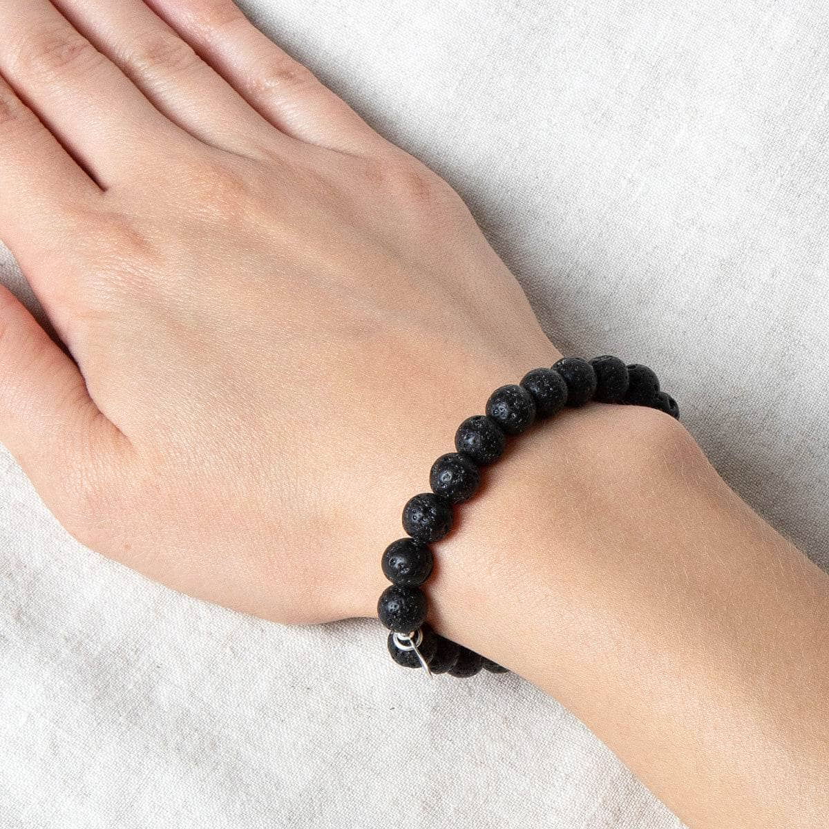 Lava Stone Energy Bracelet 8mm by Tiny Rituals