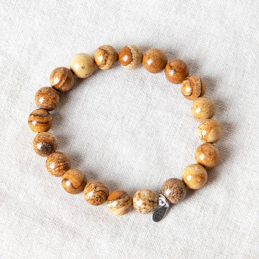 Picture Jasper Energy Bracelet 8mm by Tiny Rituals