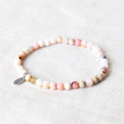 Peruvian Pink Opal Energy Bracelet by Tiny Rituals